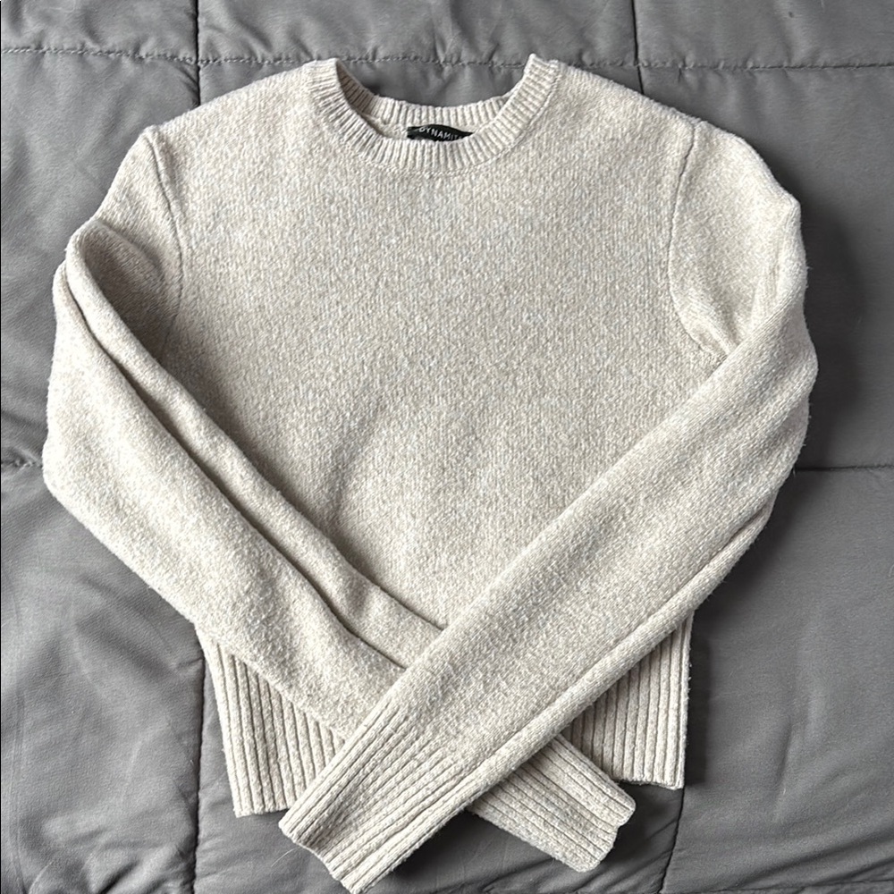 Cream Knit Sweater
